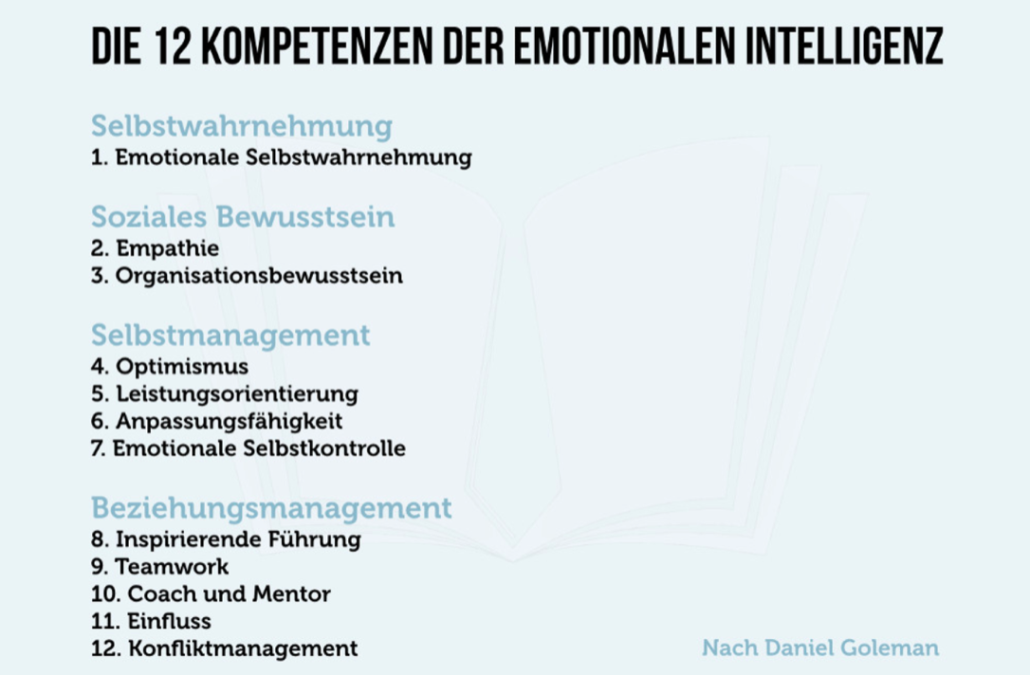 Emotionale Intelligenz im Beruf (Kompetenzen und Schlüsselbereiche)